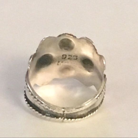 TAXCO Mexican Sterling Silver Mexican Ring Sz 6 - Picture 7 of 8
